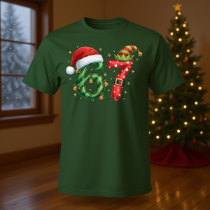 T-shirt Six Seven 67 Meme Christmas Santa Gen Alpha - Product Image 3