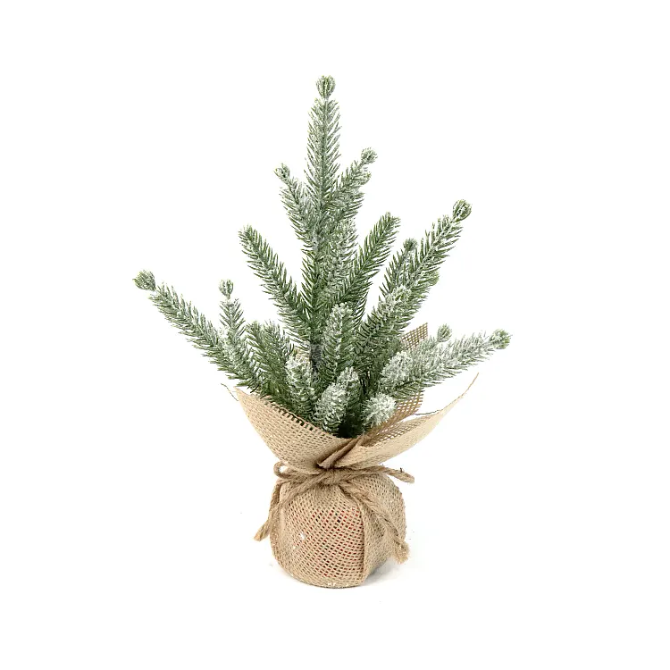 Factory Home Holiday Decoration Craft Xmas Flowers Artificial Mini Small Christmas Tree