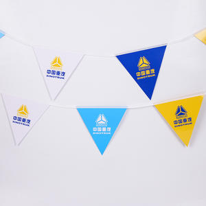 Многоцветные персонализированные двухсторонние треугольные флажки-гирлянды для декора вечеринок, многоразовые, с автомобильной тематикой - Product Image 6