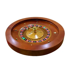 YH 18 20 inch Professional 00 American Roulette Wheel Wood Mesa Ruleta De Casino Roulette Wheel for Sale