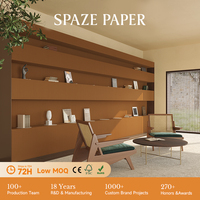 Cloison murale pliable en carton Spazepaper, séparateur de pièce extensible avec étagère pour usage commercial