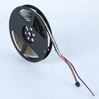 SXZM Adressable 720Leds/m 12/24V 10MM RGBIC RGBW Bande LED Flexible RVB Contrôle Segmenté Musique Synchronisée Tira COB Bande LED