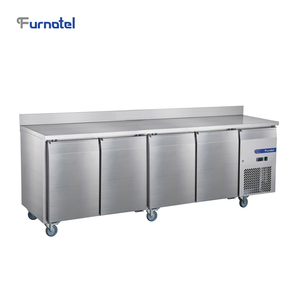 Entrepôt des émirats arabes unis liquidation des stocks Restaurant cuisine sous-comptoir 2 portes ventilateur refroidissement <span class=keywords><strong>réfrigérateur</strong></span> <span class=keywords><strong>congélateur</strong></span> - Product Image 4