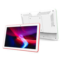 Neues Weißes 10-Zoll-POE-Android-11-Tablet-PC für Geschäftswerbung mit Gestrecktem Display zur Wandmontage, 2GB RAM, für Besprechungsräume, 4G/WLAN