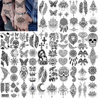 Autocollant Miniature Beau Pochoir Temporaire Tatouages Stickers Chaises Bébé