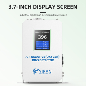 <span class=keywords><strong>Monitor</strong></span> de Qualidade do Ar Interno e <span class=keywords><strong>Monitor</strong></span> de Gases para Íons Negativos de Oxigênio, Formaldeído, TVOC, PM2.5, PM10, Temperatura e Umidade - Product Image 2