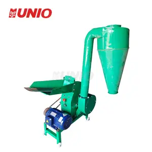 Animal Feed mill Maize husk crusher alfalfa hay hammer mill shredder grain grinder for animal feeding