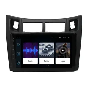 For Toyota Yaris 2005-2012 android 9 inch car dvd player gps navigation car stereo auto radio