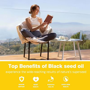 แคปซูลน้ำมันเมล็ดดำ OEM ODM 1400 มก. สกัดเย็นและบริสุทธิ์พิเศษ อุดมด้วยโอเมก้า 6 9 กรดไขมัน ช่วยบำรุงสุขภาพหัวใจสำหรับผู้ใหญ่ - Product Image 5