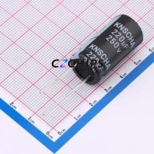 Condensador Electrolítico de Aluminio de Orificio Pasante DHC250M227M304S1AA, Orificio Pasante, D16xL30mm 220uF 20% 250V 500mA-120Hz - Product Image 1