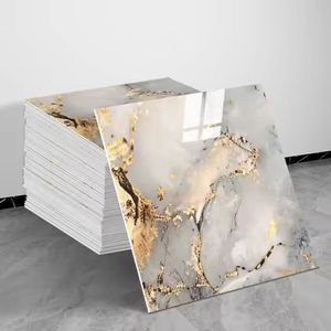 Adesivi Murali 3D Decorazione Casa Autoadesivi Impermeabili Antimacchia <span class=keywords><strong>Piastrelle</strong></span> Effetto Marmo per Pareti Cucina <span class=keywords><strong>Bagno</strong></span> 30x30cm - Product Image 3