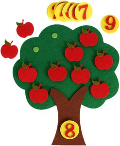 <span class=keywords><strong>Giochi</strong></span> di <span class=keywords><strong>Matematica</strong></span> per Addizione e Sottrazione, Ausili Didattici per l'Asilo, Albero in Feltro per Contare i Numeri - Product Image 1