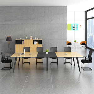 Table de réunion de bureau de haute qualité et élégante pour 10 personnes, table de conférence simple, mobilier de bureau - Product Image 6