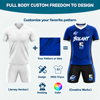 Ensemble Maillot et Short de Football Personnalisé – Tenue d'Équipe Entièrement Sublimée, Respirante et Séchage Rapide – Fournisseur OEM ODM en Gros