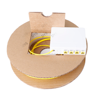 Cable de caída redondo de 4 puertos Caja de toma de fuerza de fibra óptica Kit de salida preterminada para redes WiFi y 3G Equipo de terminal de fibra óptica