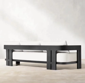 Ensemble <span class=keywords><strong>de</strong></span> canapés <span class=keywords><strong>de</strong></span> <span class=keywords><strong>jardin</strong></span> <span class=keywords><strong>en</strong></span> aluminium <span class=keywords><strong>de</strong></span> luxe moderne, résistant à l'eau, pour extérieur, patio, cour, villa - Product Image 5
