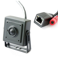 Network Security CCTV Indoor Mini Camera POE IP Cube Camera