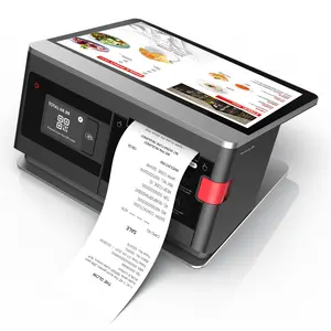 10.1 Inch+2.4 Inch Android POS System Terminal All-in-one Machine Integrated With NFC/printer/QR Code Scanning