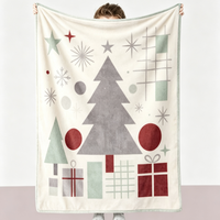Couverture décorative à carreaux nordiques, couverture de lit double, jeté personnalisé, couvertures chaudes d'hiver pour adultes
