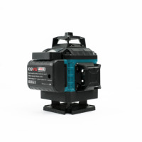 Déesse électrique 4D outil de niveau laser télécommande Li-ion batterie étui de transport rigide faisceau vert Bluetooth industriel auto-nivelant