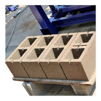 Machine à fabriquer des blocs QT4-35, machine à fabriquer des briques semi-automatique en béton/ciment, cycle 35s, 4 blocs par moule, pour pavés.