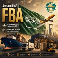 Agente de Envío DDP Amazon USA FBA, de China a USA FBA Verificado con una Tasa de Éxito del 100%, Amazon FBA EAU Arabia Saudita KSA Saping a KSA FBA Marítimo DDP