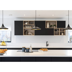 Poignée de meuble Realgres en bois de pin, profil <span class=keywords><strong>Gola</strong></span>, armoires de cuisine, unités de cuisine modulaires en PVC UV, finition brillante, cuisine moderne en métal, style nordique - Product Image 6