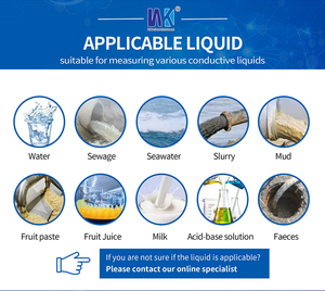 سيارة مدمجة Caudalmetro DN150 2 بوصة 4-20ma RS485 كهربائية رقمية للمياه السائلة - Product Image 4