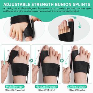 Correcteur d'<span class=keywords><strong>hallux</strong></span> <span class=keywords><strong>valgus</strong></span>, séparateur d'orteils, correcteur de bunions, attelle d'orteils en néoprène, redressement des orteils, <span class=keywords><strong>sport</strong></span> - Product Image 5