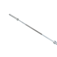 Barre droite de musculation OB60 de 1,5 m avec colliers