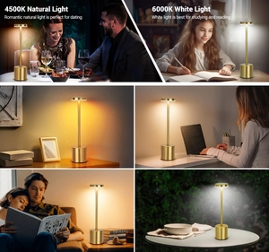 3 màu vô cấp mờ hiện đại xách tay <span class=keywords><strong>LED</strong></span> bảng đèn cho phòng ngủ nhà hàng chiếu sáng - Product Image 6