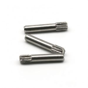Goupille droite moletée en acier inoxydable, certifiée ISO, brillante, non revêtue, de style sous-dimensionné, pour machines industrielles, personnalisable - Product Image 4