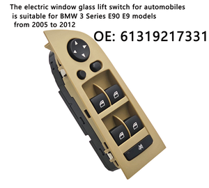 Interruptor Eléctrico para Elevalunas de Coche 61319217331, Precio de Fábrica, Compatible con BMW Serie 3 E90 E9, Modelos de <span class=keywords><strong>2005</strong></span> a 2012 - Product Image 2