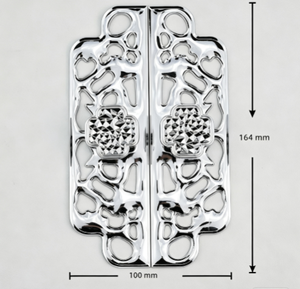 1 Set <strong>2Pcs</strong> Vintage Hollow Zinc Alloy Cabinet <strong>Door</strong> Pull Handles Decorative <strong>Knobs</strong> for Wardrobe Cupboard Furniture Handles - Product Image 5