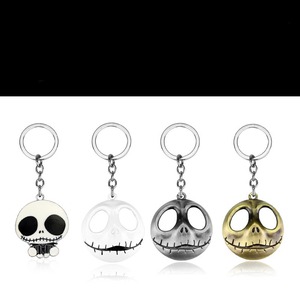 Porte-clés squelette d'Halloween, pendentif émaillé gothique, breloque inspirée des films d'<span class=keywords><strong>horreur</strong></span>, cadeau idéal pour les fans et les fêtes - Product Image 4