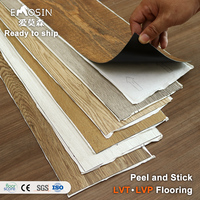 Dalles LVT industrielles pour projets commerciaux, revêtement de sol LVP en vinyle de luxe à pose libre, imitation pierre et plastique