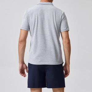 Conjunto de Camiseta Polo y Pantalones Cortos para Hombre, Personalizado, Estampado, Transpirable, Tejido de 240g, Ropa Casual de Verano, Cuello Polo, Poliéster/Algodón - Product Image 2