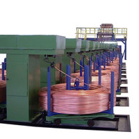 Máquina de colada continua ascendente de 16 mm para varillas de cobre sin oxígeno