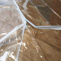 D1001A Emballage personnalisé recyclable transparent à fond carré pour couette, écran de sérigraphie, projecteur, montre connectée