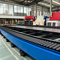 Machine de découpe laser fibre grand format 20000W, machine de découpe laser fibre pour tôles métalliques sur rail au sol 6000W ~ 30000W à vendre