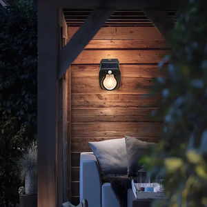 "Luz solar con sensor de movimiento, 3 modos de iluminación, del anochecer al amanecer, luces <span class=keywords><strong>solares</strong></span> para porche, linternas de pared <span class=keywords><strong>solares</strong></span> impermeables Ip65, pared exterior" - Product Image 5
