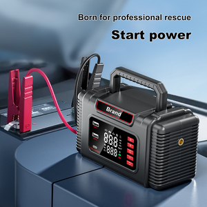 Máy bơm lốp ô tô <span class=keywords><strong>mini</strong></span> đa chức năng & bộ khởi động bình ắc quy 8000mAh tích hợp bơm khí, bộ tăng áp, sạc dự phòng - Product Image 2