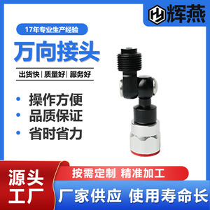 Accessoire de pulvérisateur sans air Huiyan, joint universel, connecteur rotatif en alliage d'aluminium de 7/8 pouce pour outils de peinture - Product Image 5