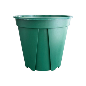Macetas Modernas y Bonitas de Plástico PP de 5-7L para Vivero, Color Negro y Blanco, Verticales, para Jardín Interior, con Orificios de Drenaje, Elegantes para Hogar y Oficina - Product Image 1