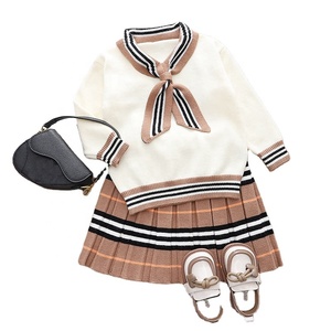 Venta al por mayor de ropa para niños de 1 a 7 <span class=keywords><strong>años</strong></span> 2025, Ropa para Niñas, conjunto de primavera, suéter de punto, chándal, conjunto de Ropa para Niñas para niños - Product Image 1