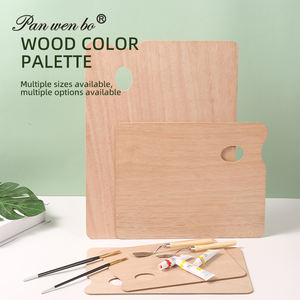 Fournitures d'art <span class=keywords><strong>Palette</strong></span> carrée en bois <span class=keywords><strong>Dessin</strong></span> d'art <span class=keywords><strong>Palette</strong></span> <span class=keywords><strong>de</strong></span> <span class=keywords><strong>peinture</strong></span> Plateau <span class=keywords><strong>Palette</strong></span> <span class=keywords><strong>de</strong></span> couleurs d'étudiant pour aquarelle à l'huile - Product Image 4