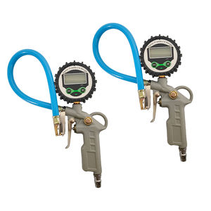 Kit d'outils de réparation de valve de pneu, manomètre de pression d'air pour gonfleur de roue de 2 pouces - Product Image 1