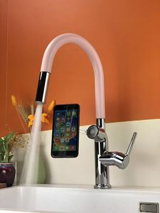 Robinet magnétique SUS304 neuf avec support de corps, mode de sortie d'eau double fonction, robinets extractibles, ensemble d'évier de cuisine avec robinet de pluie - Product Image 6