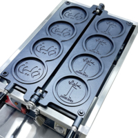 Fromage Coin Maker Industrie Équipement Personnalisation Casseroles Sont Sculptés Par CNC Logo Personnalisé Arabe pièce Pancake machine avec CE