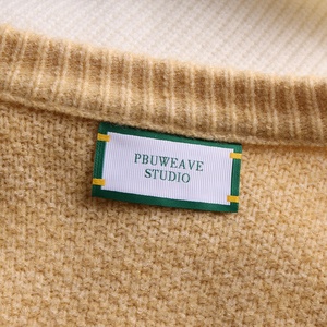 Cao cấp tùy chỉnh satin dệt nhãn cho quần áo bền máy tính móc cạnh có thể giặt dệt nhãn - Product Image 5